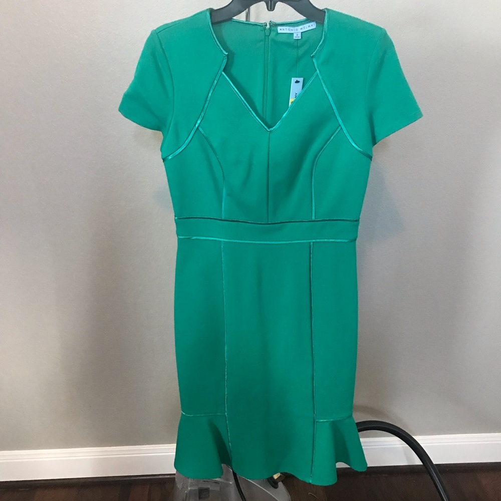 NWT Antonio Melani Mackenzie Dress in Sea Green